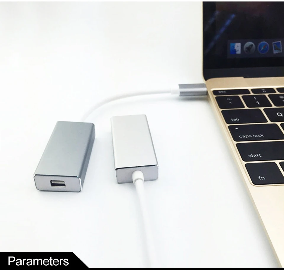 Type C to Mini DisplayPort DP Adapter USB C 3.1 Support 4K Male to Female HDTV Converter for Macbook Projector Type-C Cable (5)