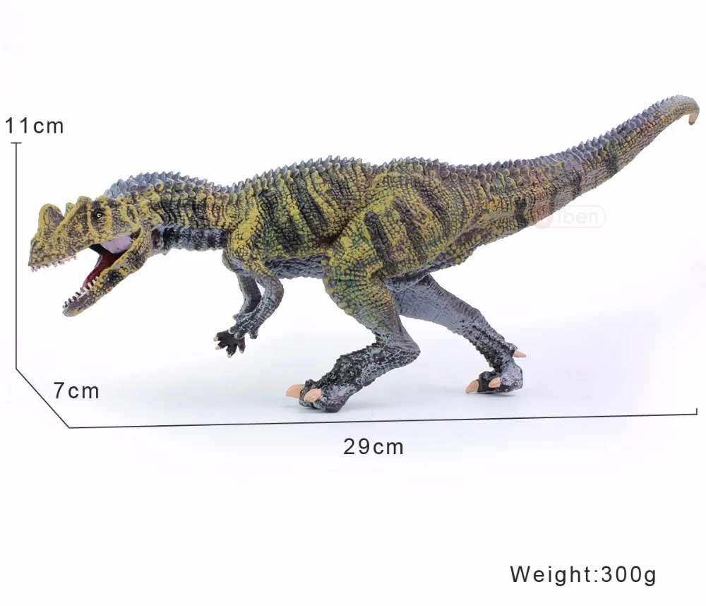 Wiben Юрского периода Ceratosaurus динозавр игрушки Фигурки Животных Модель Коллекция высокого моделирования Рождественский подарок для детей