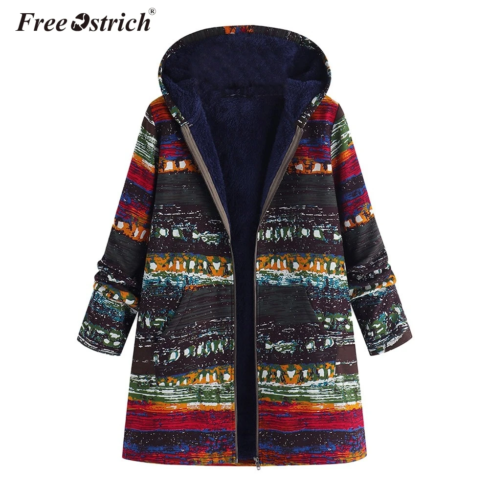 

Free Ostrich Winter Jacket Women 2019 Coats Pockets Plus Size Zipper Abrigos De Mujer Elegantes Chaquetas Invierno Mujer N30