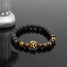 Натуральное черное покрытие бусины с тигровым глазом энергия ручной струны сплав большой Meatball браслеты с орнаментами