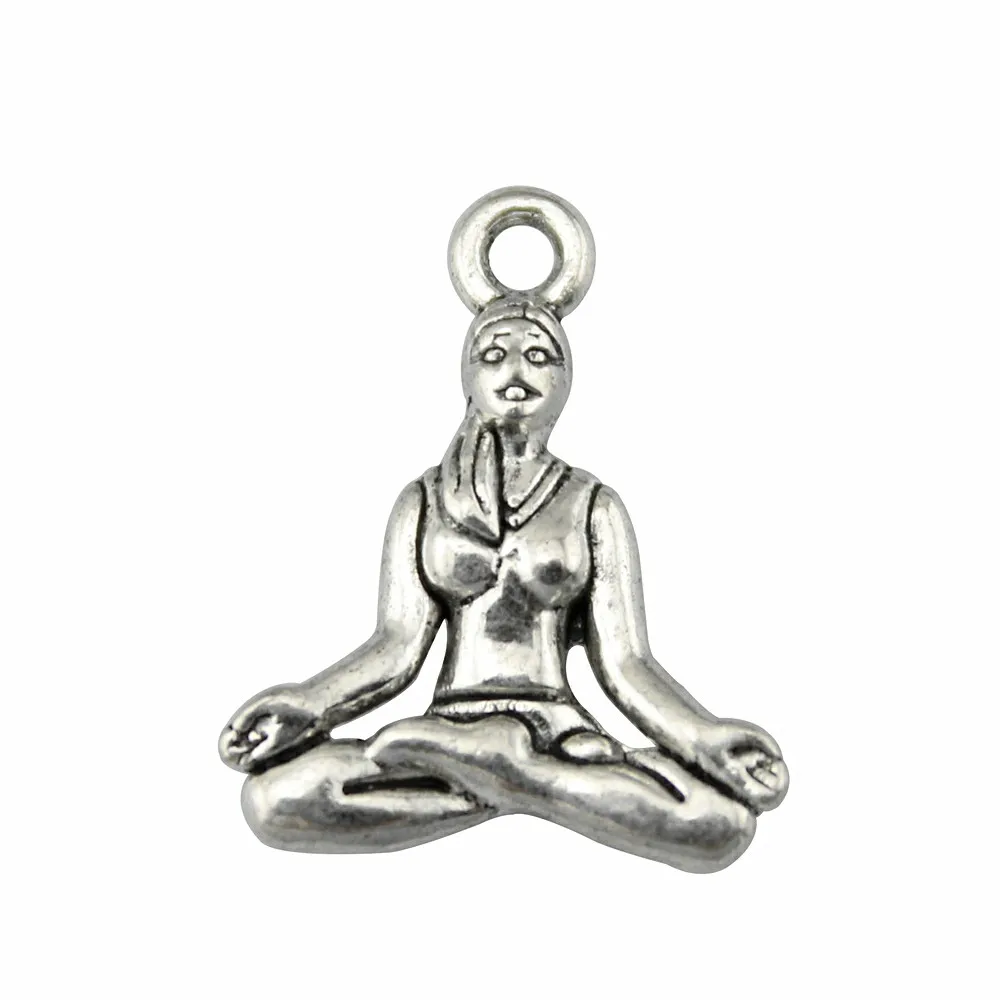 Buy 6pcs Charm Yoga Om Yoga Pendant Charms For Jewelry