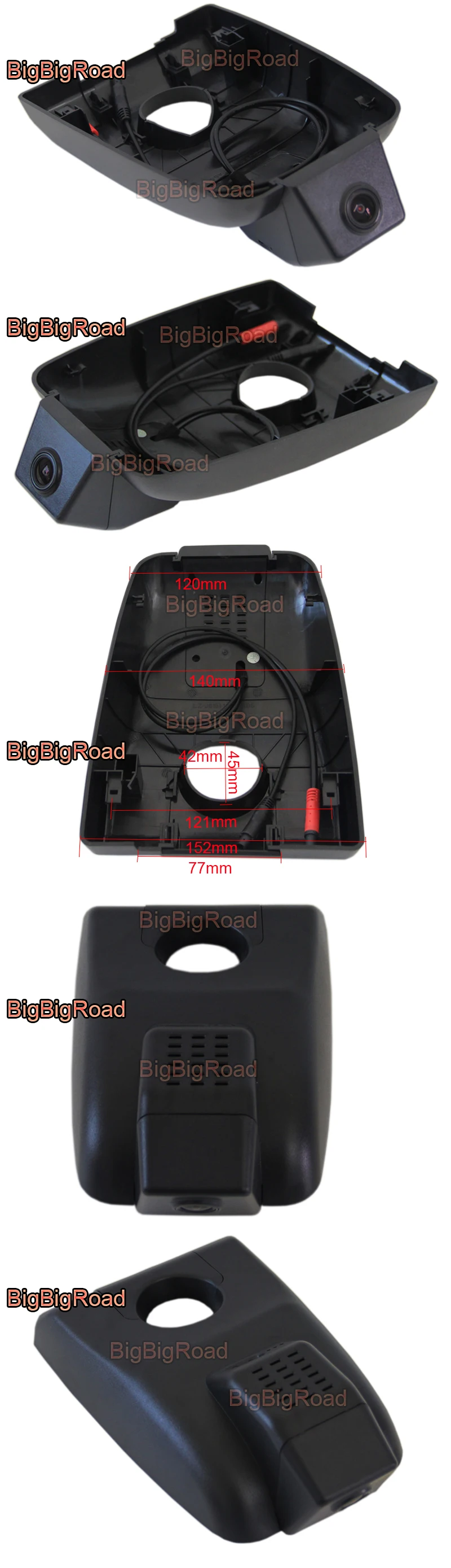 BigBigRoad для Toyota RAV4 RAV 4 Highlander Автомобильный видеорегистратор Wifi DVR видеорегистратор FHD 1080P широкоугольный