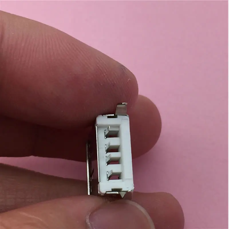 10 шт./лот USB 3. 0 4 контактный гнездовой разъем типа A с изгибом рта для передачи