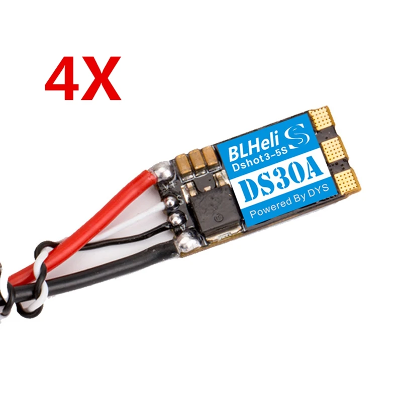 

High Quality DYS DS30A 30amp BLHeli_S 2-5S ESC Supports Dshot For High KV Motors RC Model