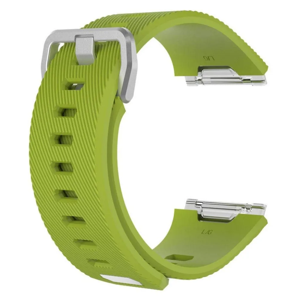 for Fitbit  Ionic band silicone Smartwatch Classic Colors Twill Large Small (10)