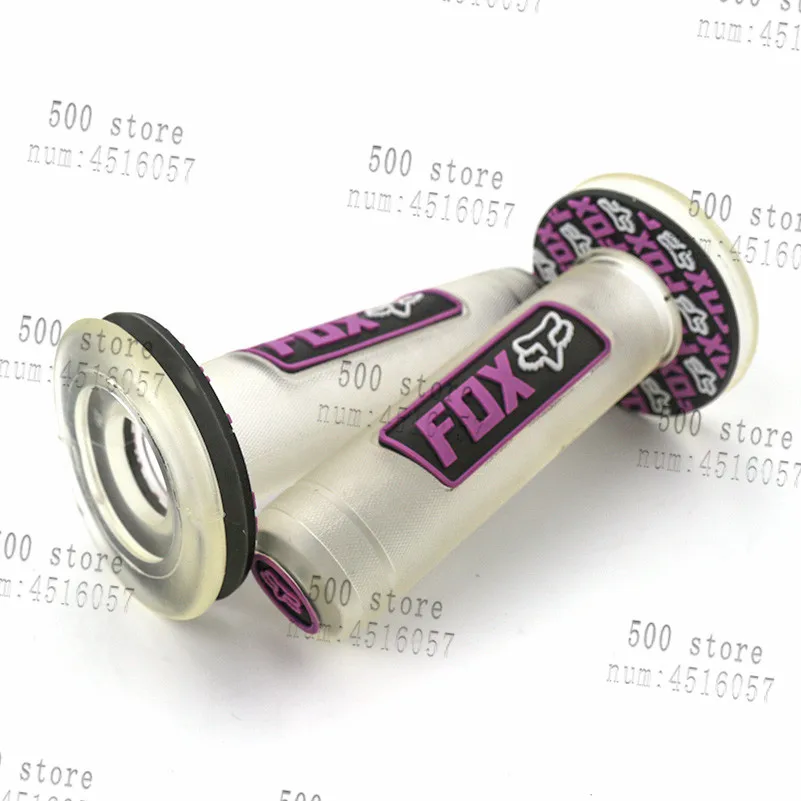 

High Quality Motorcycle 6 color Handlebar Grips for Dirt Pit Bike Motocross Rubber Gel Hand Grips 22mm 24mm purple