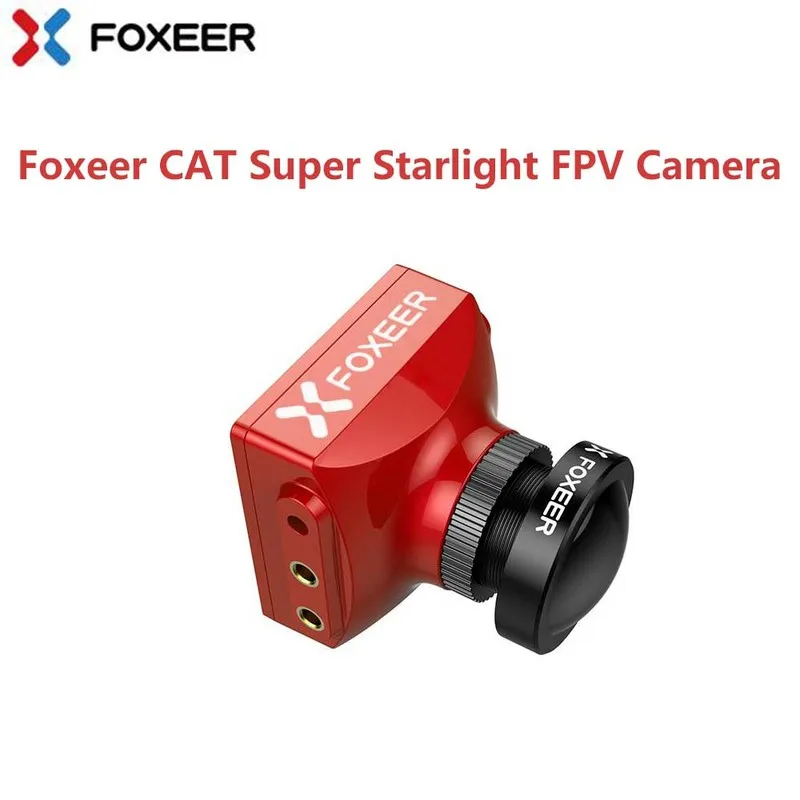 

Foxeer CAT Super Starlight FPV Camera 0.0001lux low latency Night Flight Camera FPV 4:3 /16:9 PAL/NTSC Switchable 5~40V Support