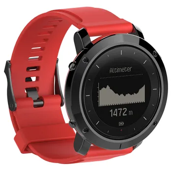 

Advanced 2017 New Smart Watch Starp Luxury Rubber Watch Replacement Band Strap For Suunto Traverse Outdoor Watch