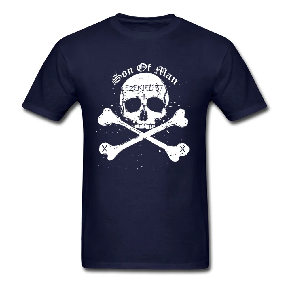 Men Wholesale Funny Tops Shirts Round Collar ostern Day 100% Cotton T-Shirt Normal Short Sleeve Son Of Man Tops Shirt Son Of Man navy