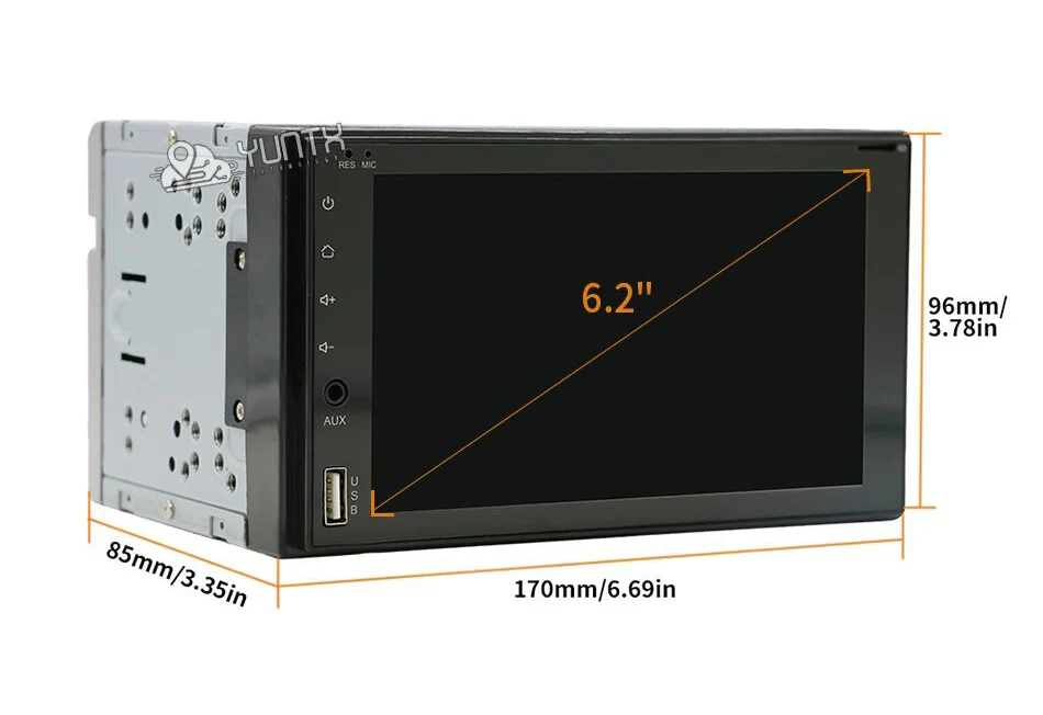 Flash Deal Double 2 Din Capacitive Android 9.0 GPS Navi Car Stereo No-DVD Player Auto Audio PC Car Head Unit TV In Dash Radio Media camera 1