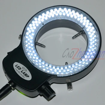 FYSCOPE Adjustable 144 LED Ring Light illuminator Lamp For Industry Stereo Microscope with 110V 240V AC