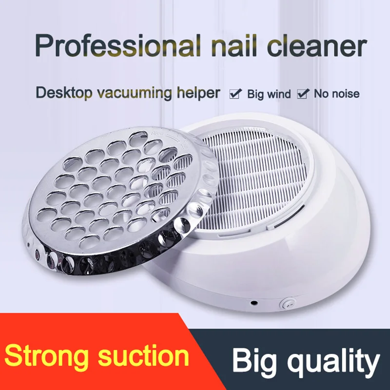 Günstig Für Nägel Wiederaufladbare Nail art Staub Reiniger Collector Starke Leistung Maniküre Salon Nagel Staub Collector Maschine Nägel Accessoires