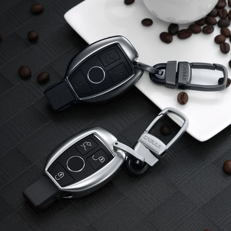 

For Mercedes-Benz A/B/C/D/E/GLC/GLK/R/ML/CLA/GLA Refit Key Shell Keychain Key Case Key Set Auto Accessories