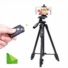 Yunteng 5208 держатель штатива для сотового телефона, Bluetooth пульт дистанционного управления для iPhone, samsung, iPad, планшета, ПК, мобильного смартфона, подставка для телефона