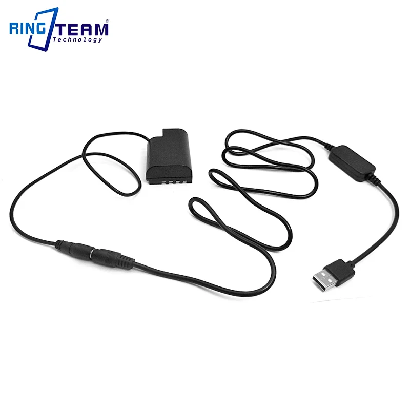 Billige USB Power Kabel Plus BP 61 BLF19E Dummy Batterie für Sigma SD Quattro H SDQ SDQH   Lumix DMC GH3 DMC GH4 GH5 GH4 GH5s G9 Kameras