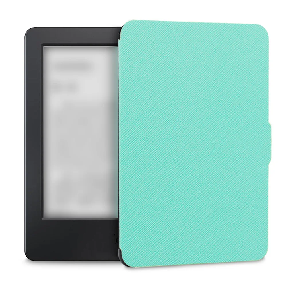 

PU Leather Case Accessories Reader Ultra Slim Protective Cover Auto Sleep Solid Stylish Simple For Kindle Paperwhite 1/2/3