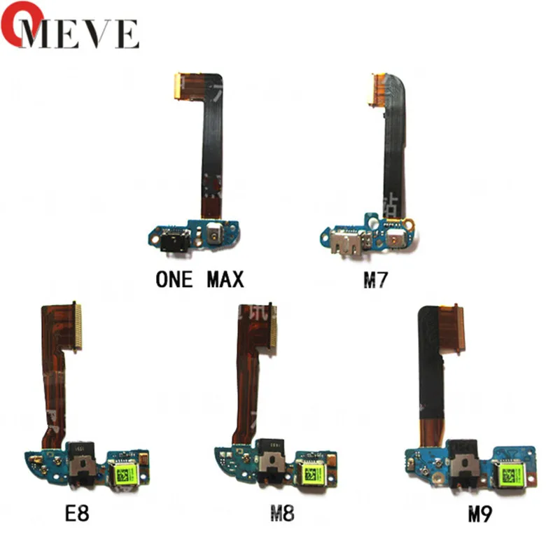 

100% original USB micro dock charge charger charging port connector microphone board Flex For HTC One M7 M8 E8 M9 M9 Plus M9 +