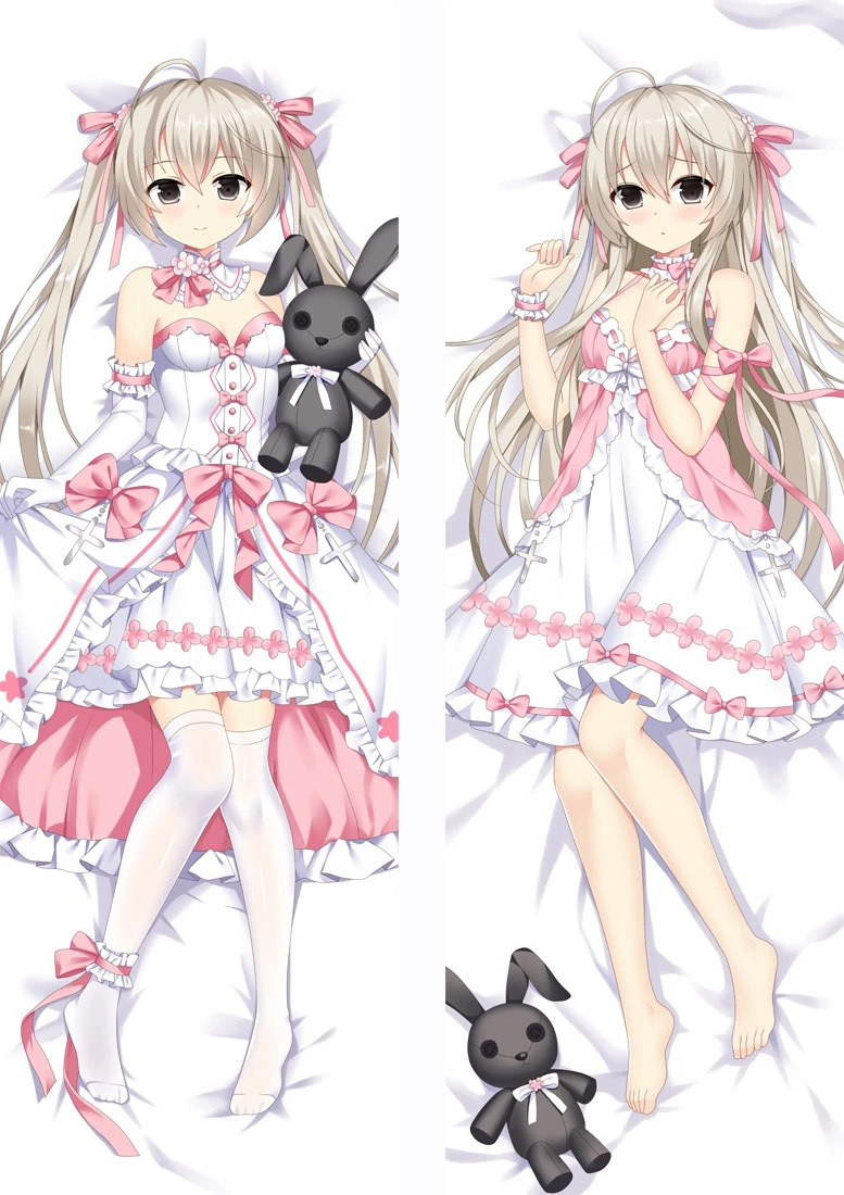 

Free Shipping Anime Dakimakura hugging pillow case yosuganosora 94032