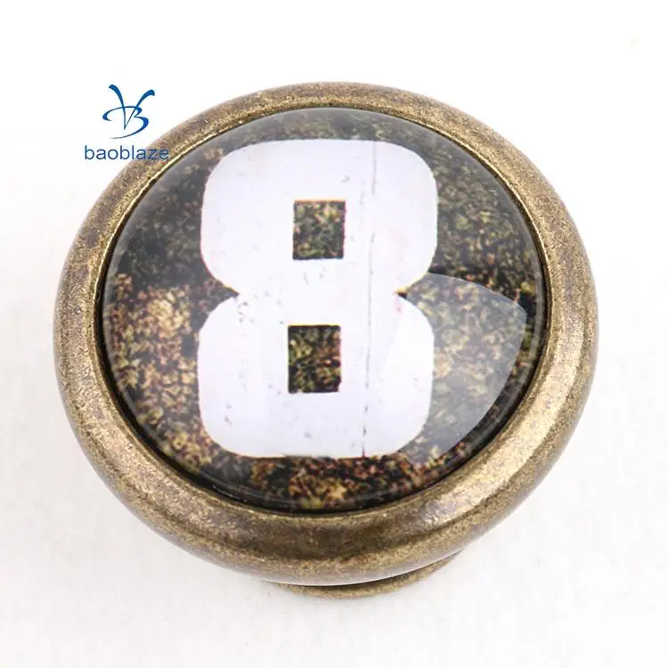 Set of 18 Number Cabinet Door Drawer Dresser Handle Pull Knob Hardware