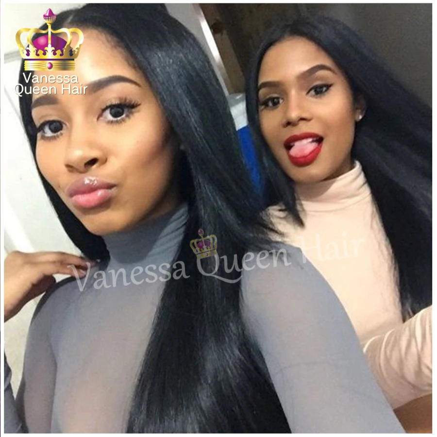 

Lace Front Wig Long Silk Straight Hair Heat Resistant Synthetic Lace front wigs for black women brazilian straight lace hair