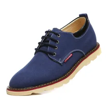 Brand Men Canvas Shoes Flat Casual Shoes Plimsolls Moccasines Solid Color Oxfords Business Shoes Espadrilles Zapatillas AK102212
