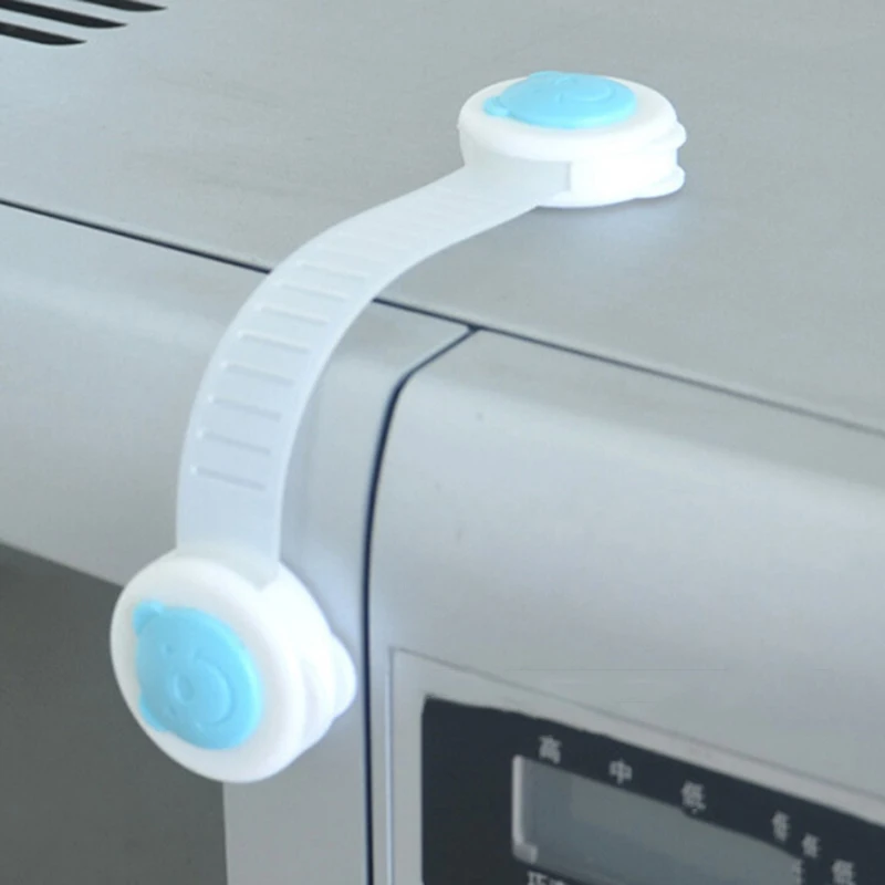 Baby Safety Door Lock Cabinet Drawer Fridge Toilet Kids Security Care Straps