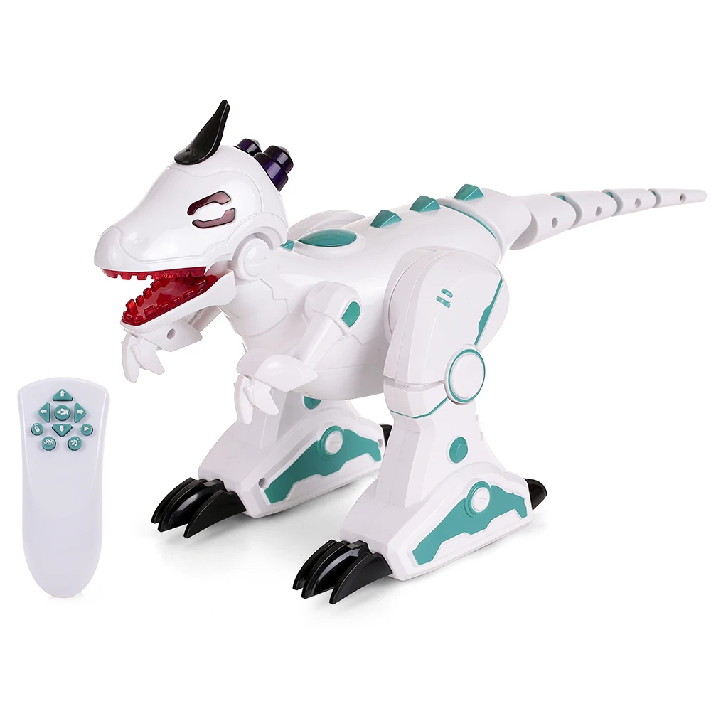 

Toys Remote Control Toy for Children Robot Dinosaur with Smoke Effect LED light Sound Xmas Gift Toy for Kids