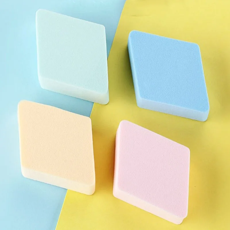 

4PCS Rhombus Sponge Puffs Makeup Tool Women Beauty Makeup Foundation Cosmetic Facial Face Soft Sponge Powder Puff Cosmetic Tool