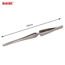 158 мм Обратный Пинцет поперечный замок из нержавеющей стали инструменты для обслуживания не скользящий пинцет с круглой головкой HRC30 завод 400 шт./партия