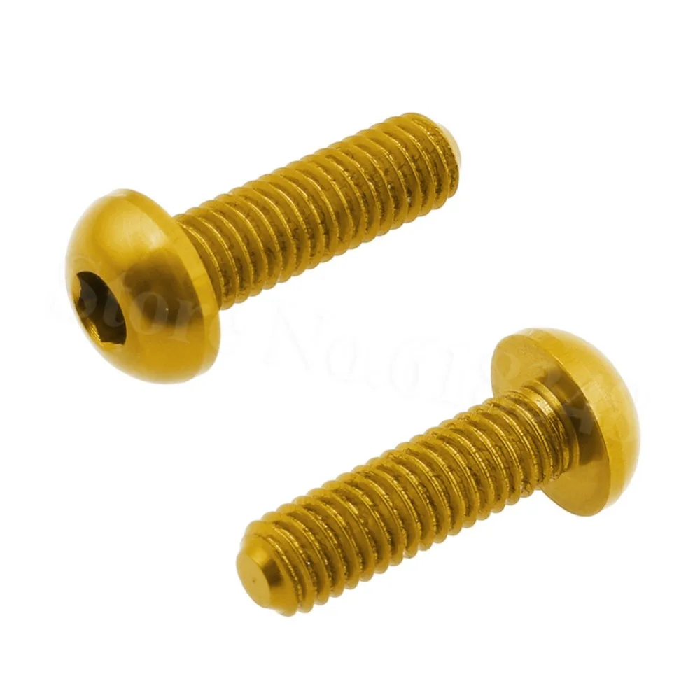 10 шт. шестигранные винты M3x10mm с круглой головкой алюминиевый анодированный для FPV