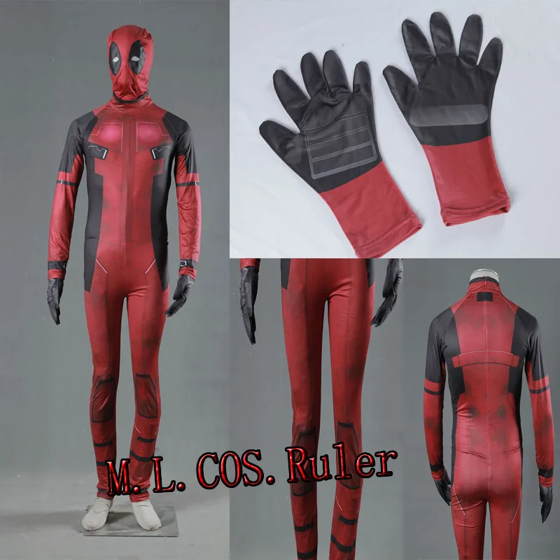 Горячая супергерой фильм COS X-Men Deadpool Косплэй костюм Комбинезоны для женщин+ Прихватки для мангала+ маска Любой размер эластичный унисекс Любой Размер