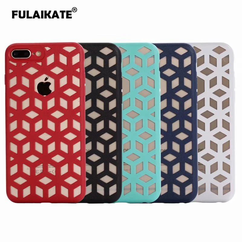 FULAIKATE 5 &quotполый TPU + PC универсальный чехол для iPhone 6 6s Plus мягкая задняя крышка 7 8Plus