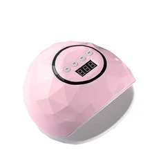 F6 86 W УФ светодиодный светильник Сушилка для ногтей 39 шт. светодиодный светильник ногтя рук ногтей УФ льдинка светильник для отверждения УФ-гель для ногтей с Сенсор таймер ЖК-дисплей Дисплей