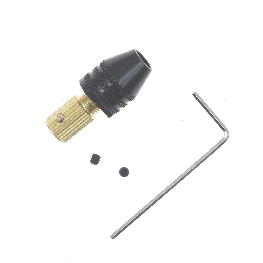 0.5 3.2mm Drill Chuck Keyless Adapter Universal Mini Drill Collet Clamp