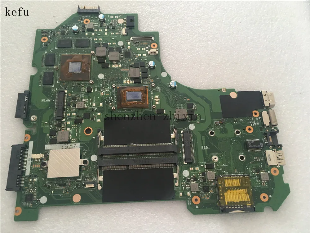 Материнская плата для ноутбука ASUS K56CB S550 S550C S550CM S550CB K56 S56C A56C K56CM материнская процессора REV.2.0 с процессором