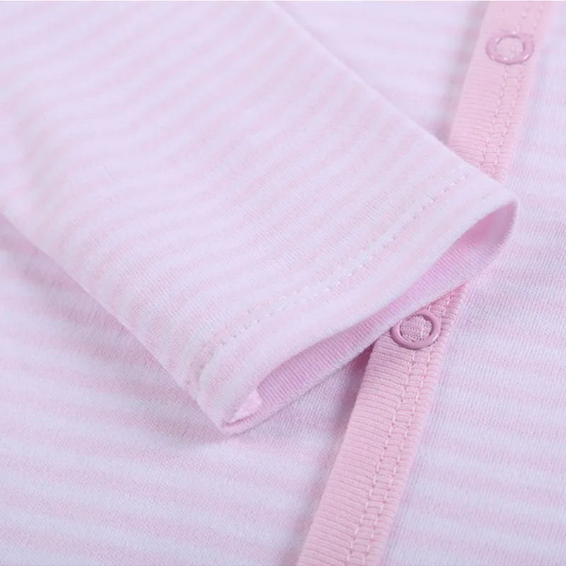 2 Pcslot Baby Clothes Baby Boy Girls Footed Romper Baby Rompers 100% Cotton Sleep & Play Clothes Baby Pajamas Newborn Clothing (6)