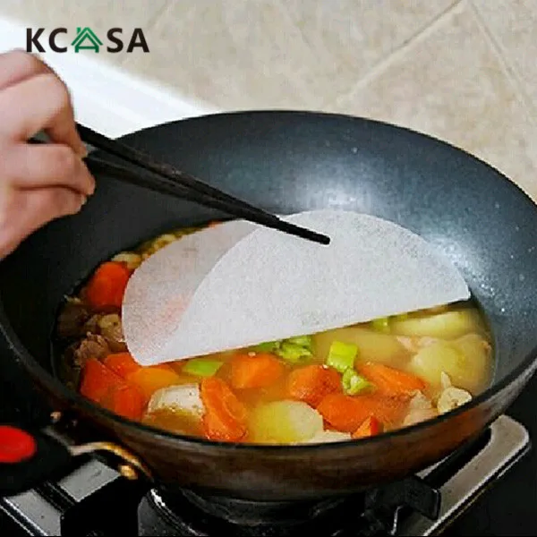 KCASA, 12 шт., абсорбционная бумага для кухонного масла, пищевое масло, фильтр для здоровья, бумажный фильтр, кухонные инструменты, гаджеты, кухонная посуда