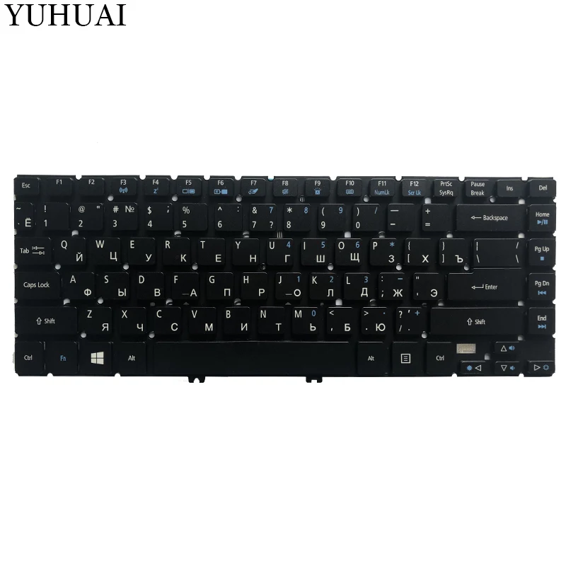 Новая русская клавиатура для ноутбука ACER R7 R7-572 R7-572G R7-571 R7-571G MS2317 русская клавиатура с подсветкой