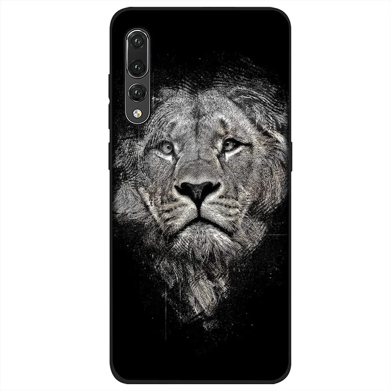 YIMAOC тигр лев леопард черный мягкий силиконовый чехол для Huawei P30 P20 Pro P10 P9 Lite Mini 2017