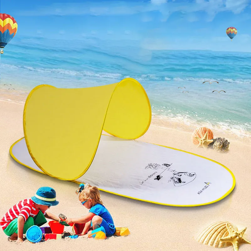 

140*70*50cm Children's beach tent speed open shade tent Double tent baby game beach mat for baby gifts