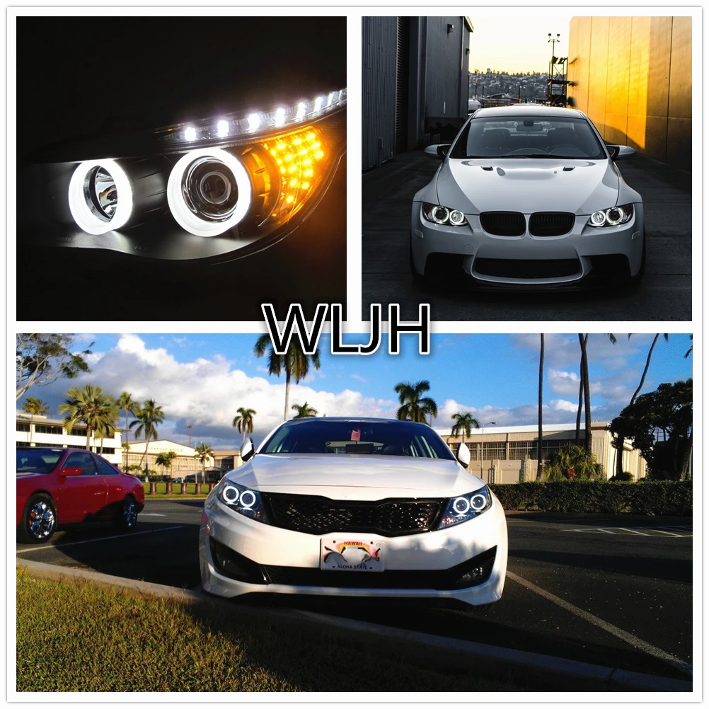 20 шт. светодиодсветодиодный лампы WLJH T5 W3W 5730 SMD 37 74 ангельские глазки|car light|car panel led