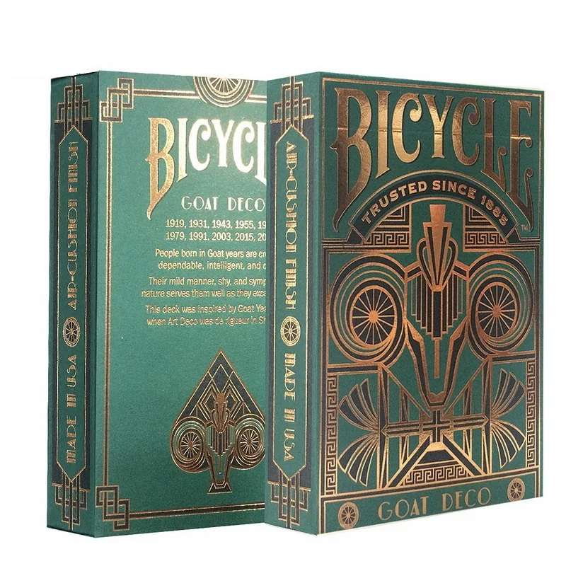 

Bicycle Goat Deco Deck Standard Playing Cards USPCC Limited Edition Sealed New Magic Cards Magic Props Close Up Magic Tricks
