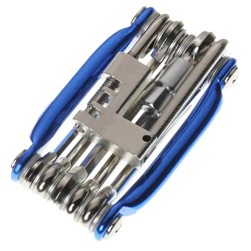

Shark Tiger Bike Repair 11 In 1 Multifunctional Vehicle Repair Tool Bicycle Multicolour Combination T25 Chain Cutter Repair Tool