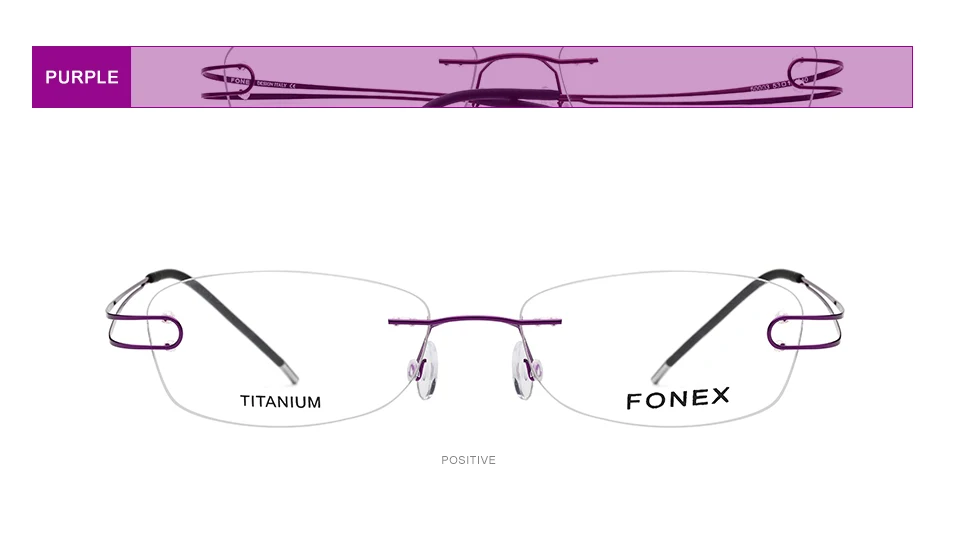 Титан сплава очки без оправы Для женщин Сверхлегкий очки для близорукости оптические оправы для очков женские бескаркасные очки