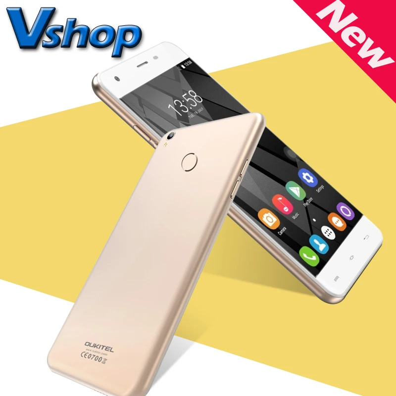 Oukitel U7 Plus 5.5 inch Android 6.0 4G LTE Smartphone RAM 2GB ROM 16GB MTK6737 Quad Core Supports FM OTG 13.0MP Camera Phones