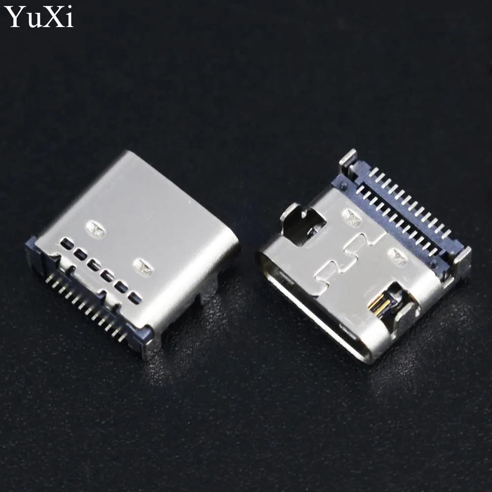 YuXi 1PCS High speed data interface micro 3.1 usb DIY 24pin USB-C USB Type C mother Socket Connector SMT type | Обустройство дома
