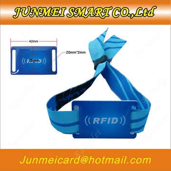 

500pcs/Lot 13.56Mhz or 125KHz RFID Bracelet Wristband Proximity Nylon NFC Smart Watch Type for Access Control