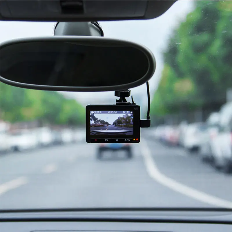  YI Compact Camera Car Recorder 1080p Full HD Cam Dash board with 2.7 inch LCD Screen 130 WDR Lens G