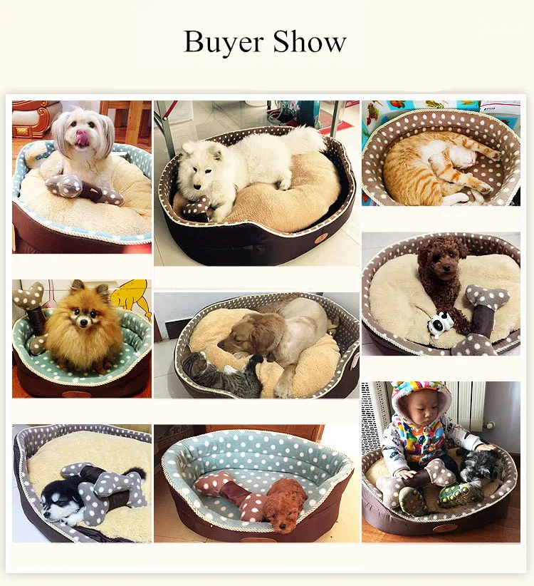 Big Size Extra Large Dog Bed House Sofa Two Sides Convertible All Seasons Kennel Soft Fleece Pet Dog Cat Warm Bed S M L On Sale (2)