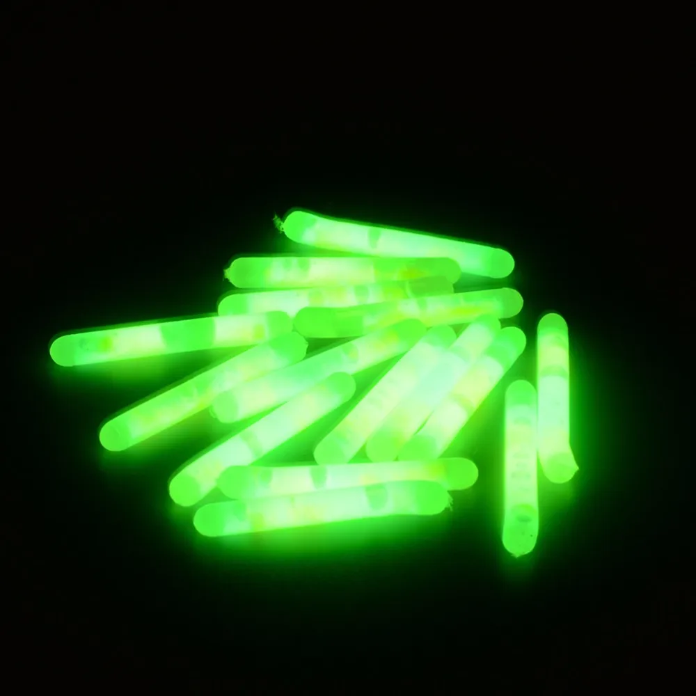 Details about   20pcs Fishing Fluorescent Lightstick Night Float Dark Glow Stick Free Shipping
